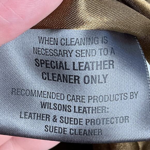 Wilsons Leather Mens Suede Jacket Full Zip with Collar XL 112488 - Picture 9 of 14